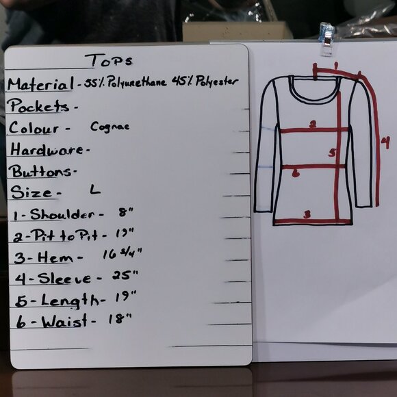 Cropped Faux Leather Blazer Size L NWOT #144 - Picture 5 of 5